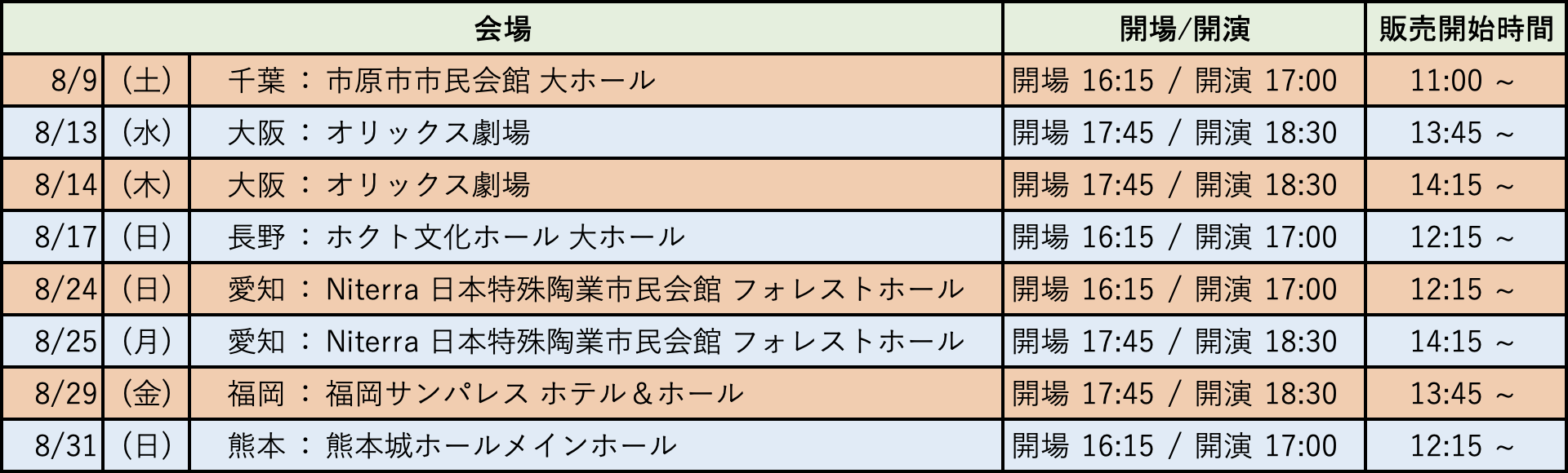 ゴールデンボンバー全国ツアー2025「喜矢武豊」NEW GOODS ※情報